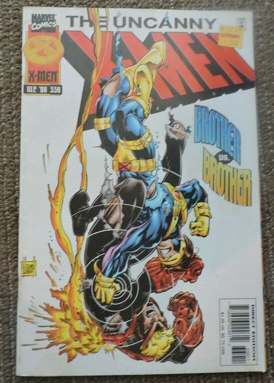 THE UNCANNY X-MEN by Marvel Comics  #339 Dec. 1996