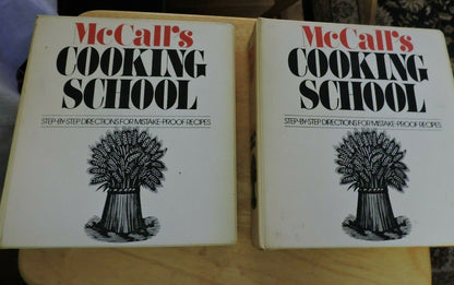 MCCALLS COOKING SCHOOL--TWO VOLUME SET--1986