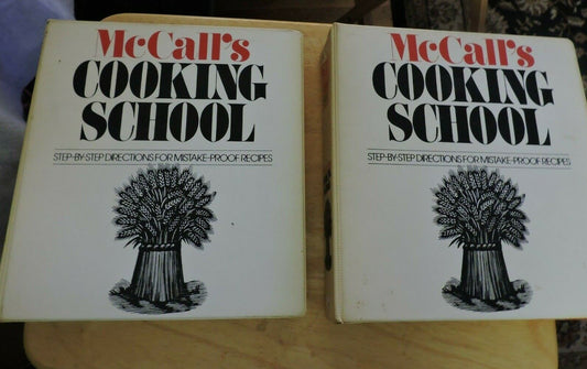 MCCALLS COOKING SCHOOL--TWO VOLUME SET--1986