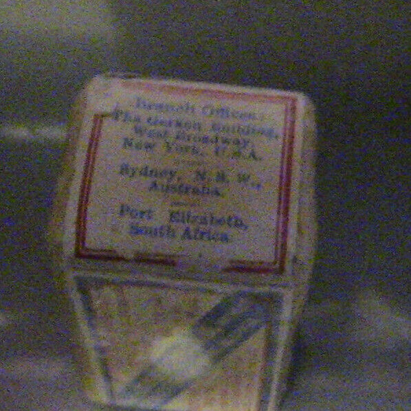 Vintage "RECKITT'S" Paris Blue,Soap Bar ~ NEW YORK, AUSTRALIA & AFRICA