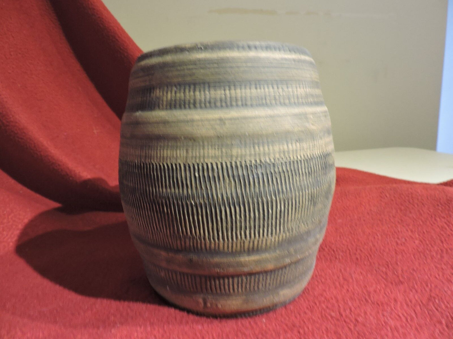 VINTAGE  7"  CERAMIC Maple Syrup Barrel - Stamped USA On Bottom