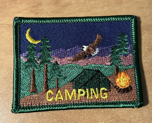 Official BSA: Camping Patch-Brand New