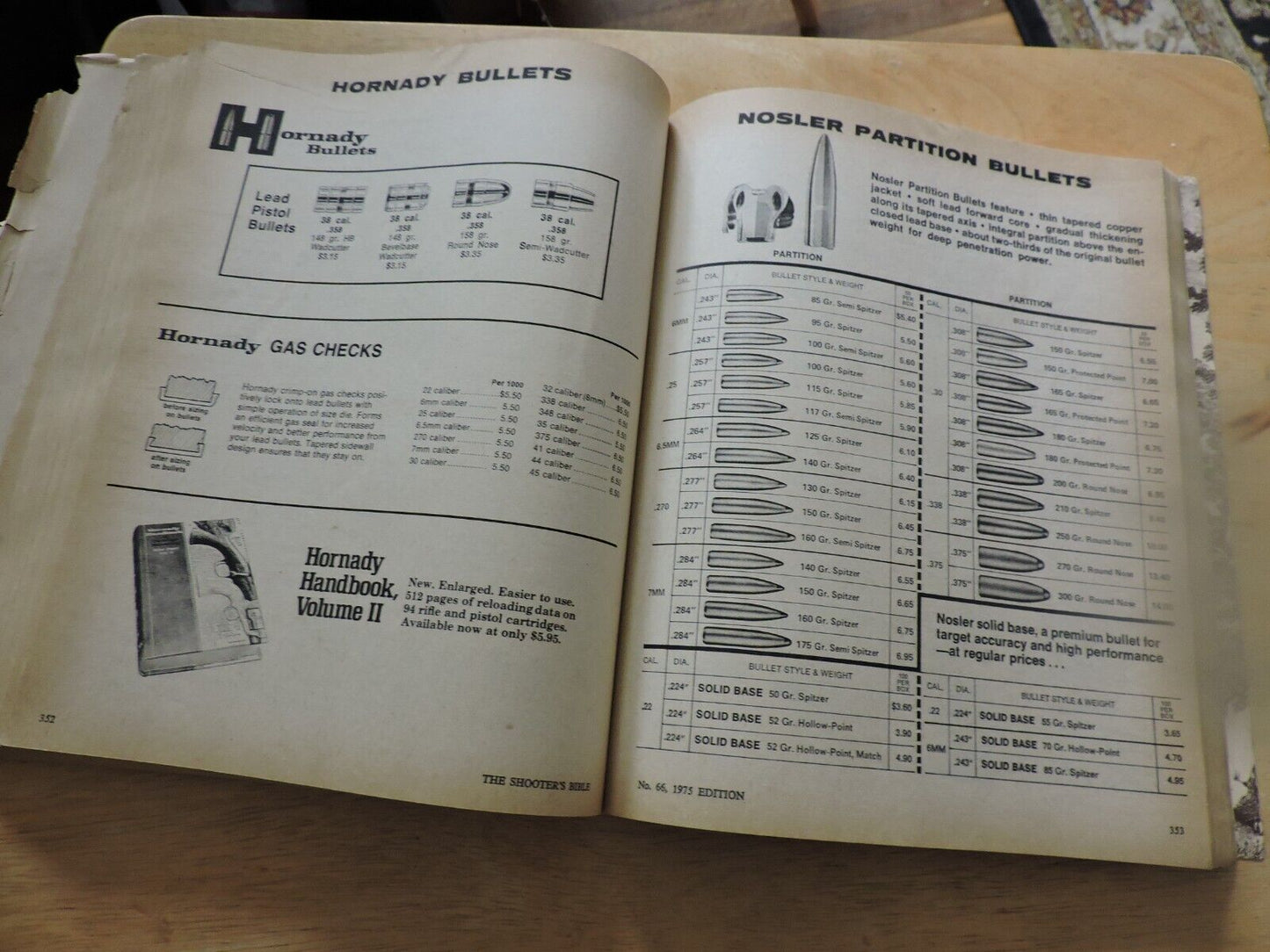 Vintage Shooter's Bible 1975 Edition Firearms Reference Book No.66