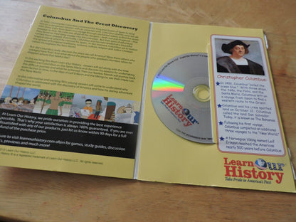 LEARN OUR HISTORY:  COLUMBUS AND THE GREAT DISCOVERY DVD 2013-2016