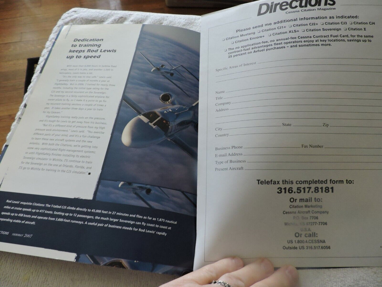 DIRECTIONS: THE CESSNA MAGAZINE SUMMER 2007