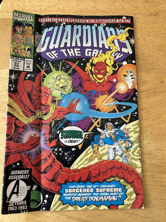 Marvel Comics:  Guardians of the Galaxy, Issue #37 June, 1993