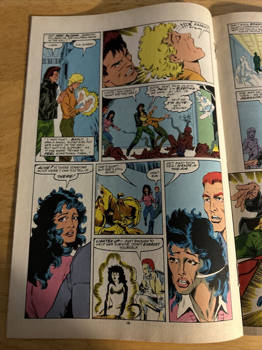 Psi Force Reunited But One Shall Die! Marvel Comic, Issue 24, October 1988