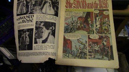 Dell Comics Presents: Walt Disney's 1953  "The Sword and the Rose" Comic Book
