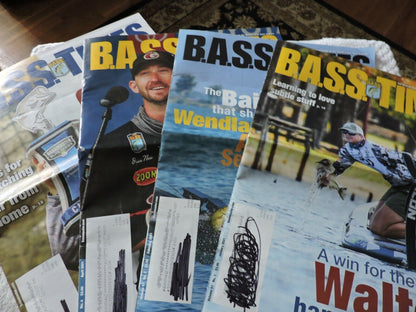 B.A.S.S. TIME,  LOT OF 4: JANUARY, FEBRUARY,  APRIL,  MAY 2021