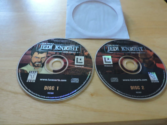 STAR WARS:  JEDI KNIGHT:  DARK FORCES II:  2 DISC SET  COMPUTER GAME RATED T