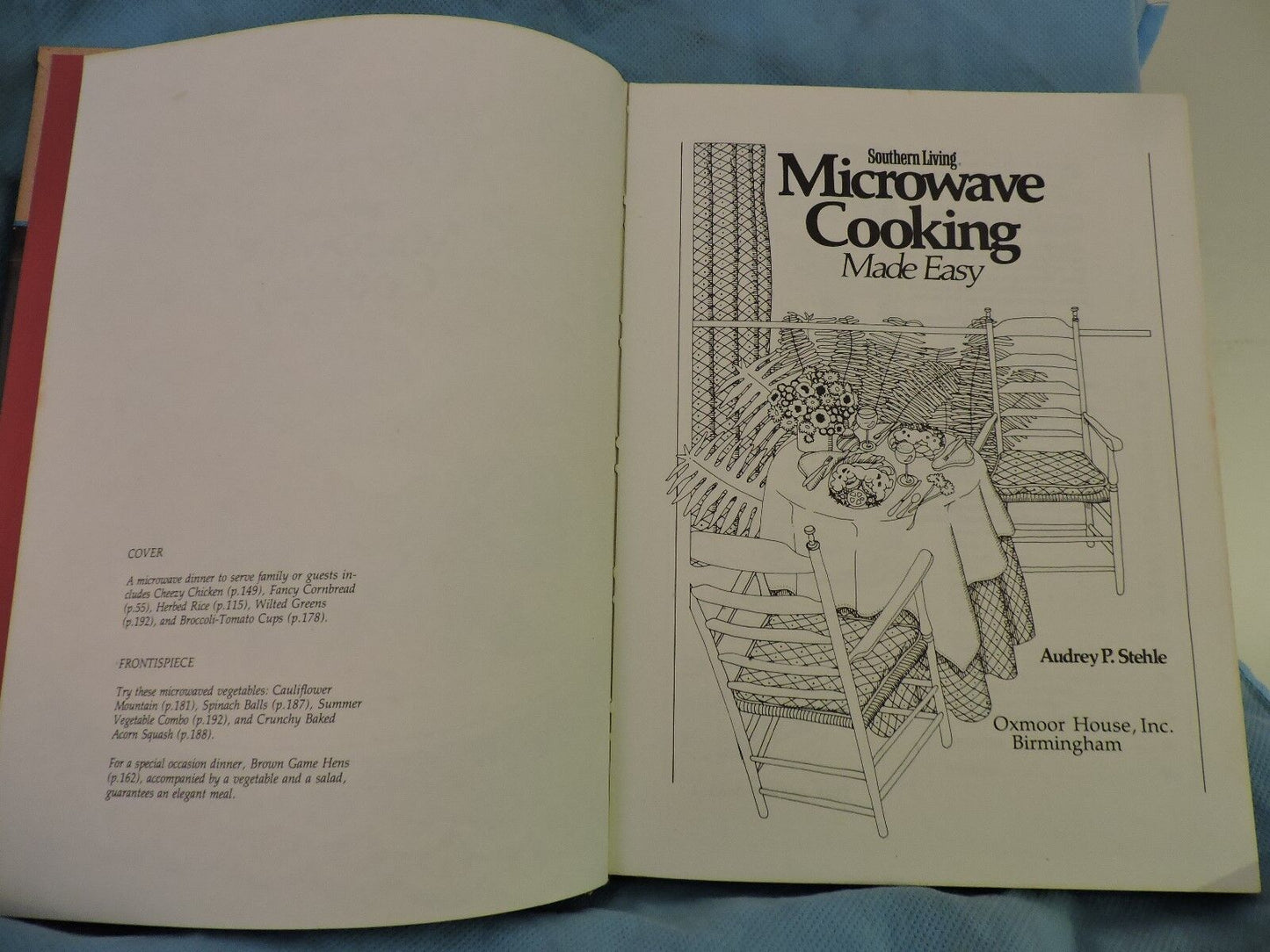 1978 Southern Living MICROWAVE COOKING MADE EASY Hardcover