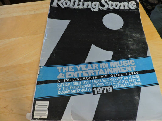 ROLLING STONE MAGAZINE: THE YEAR IN MUSIC &ENTERTAINMENT PICTORIAL ESSAY 1979
