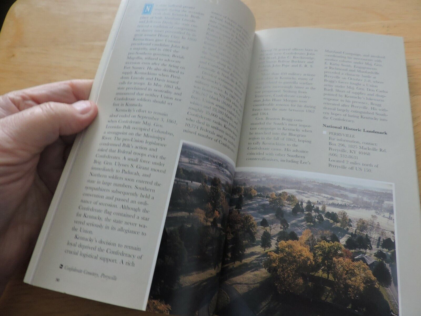 NATIONAL GEOGRAPHIC GUIDE TO THE CIVIO WAR NATIONAL BATTLEFIELD PARKS 1992