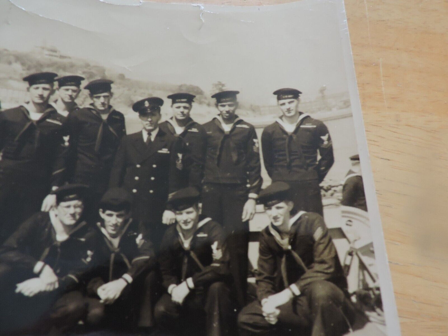 VINTAGE NAVAL CREW PICTURE 7X5.5 INCHES