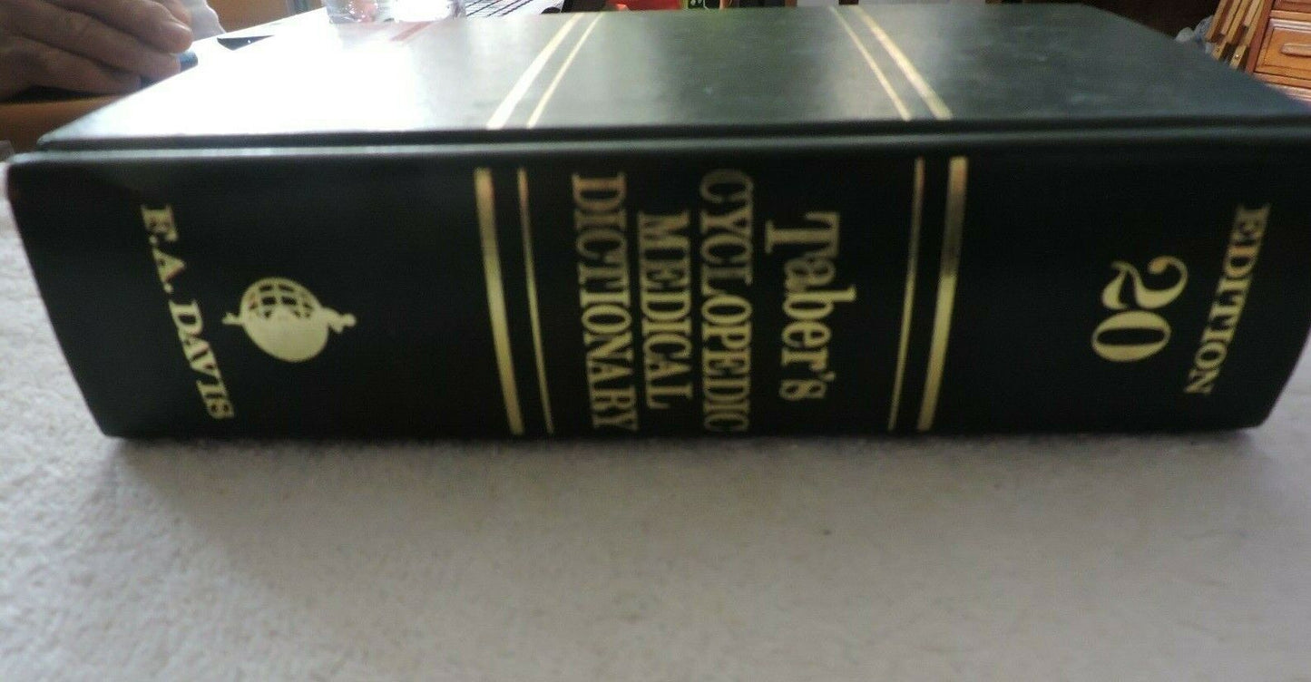 TABER'S CYCLOPEDIC MEDICAL DICTIONARY 20  (F. A. DAVIS) 2001