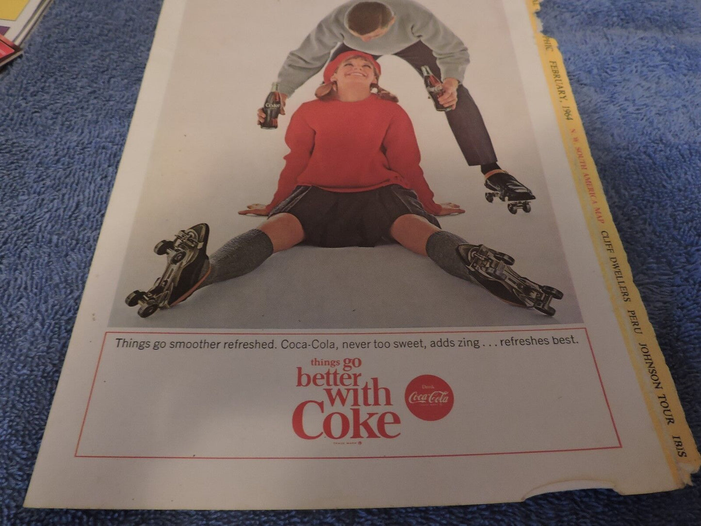 Coke Ad: National Geographic Magazine, Feb. 1964