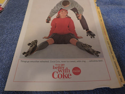 Coke Ad: National Geographic Magazine, Feb. 1964