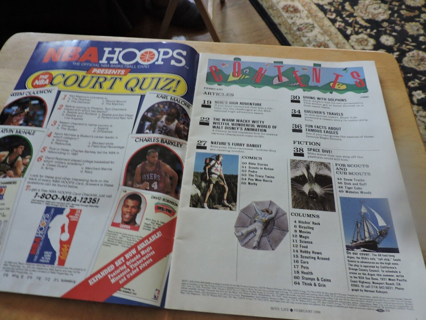 BOYS' LIFE MAGAZINE--FEBRUARY 1990--THE BSA'S HIGH ADVENTURE BASES