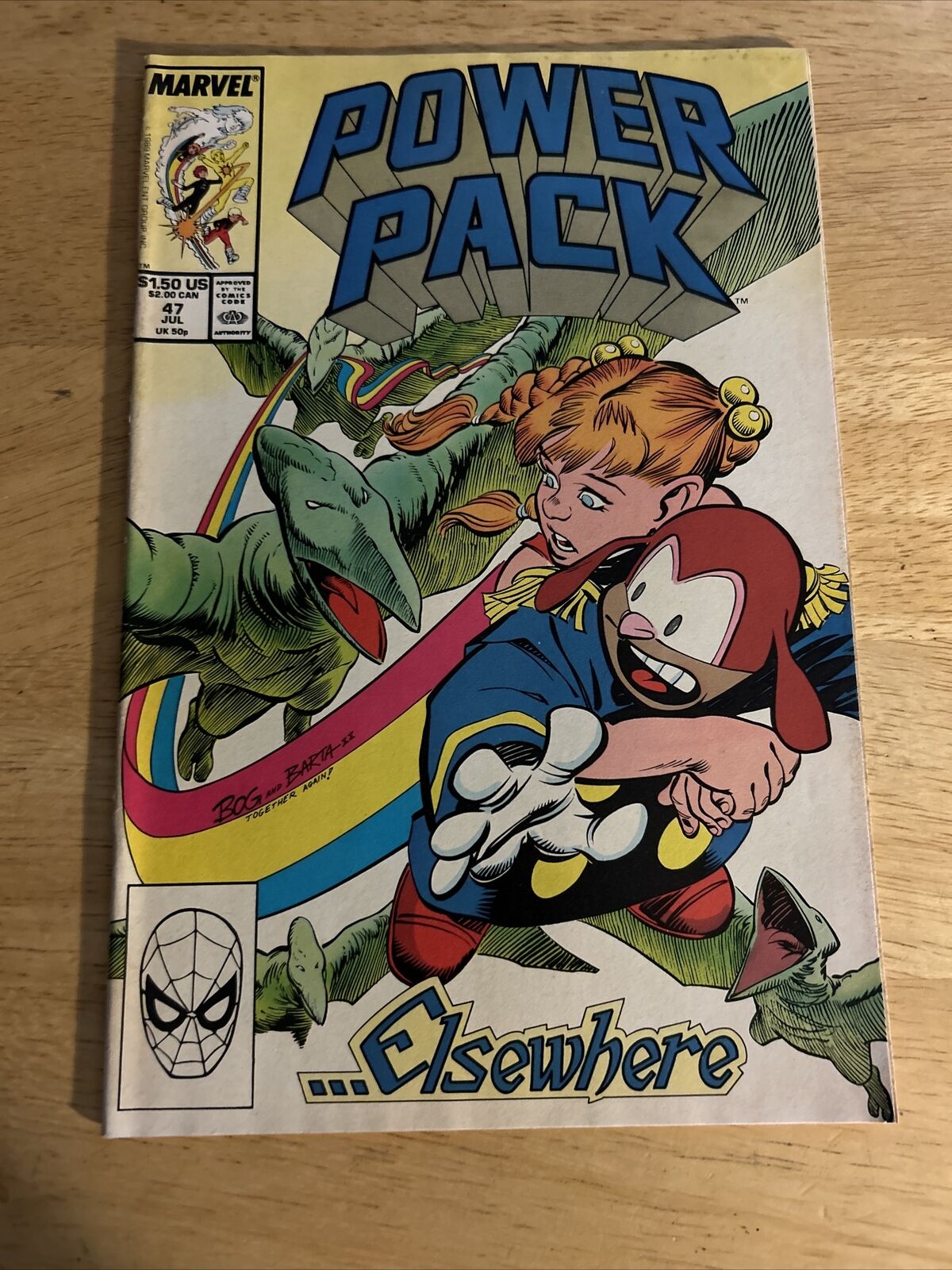Marvel Comics: Power Pack Issue #47 , July 1989