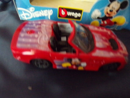 Disney Burango  Mickey Mouse Themed Toy Car Collectable