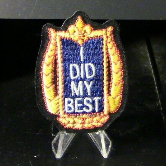 BSA I did my Best Patch
