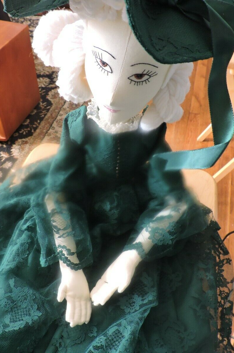 HAND MADE CLOTH DOLL  31 INCHES  OOAK