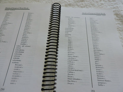 ANNOTATED MEDICAL SURGICAL WORD BOOK--2005--COMPILED BY ANDREA L. ANAYA, CMT