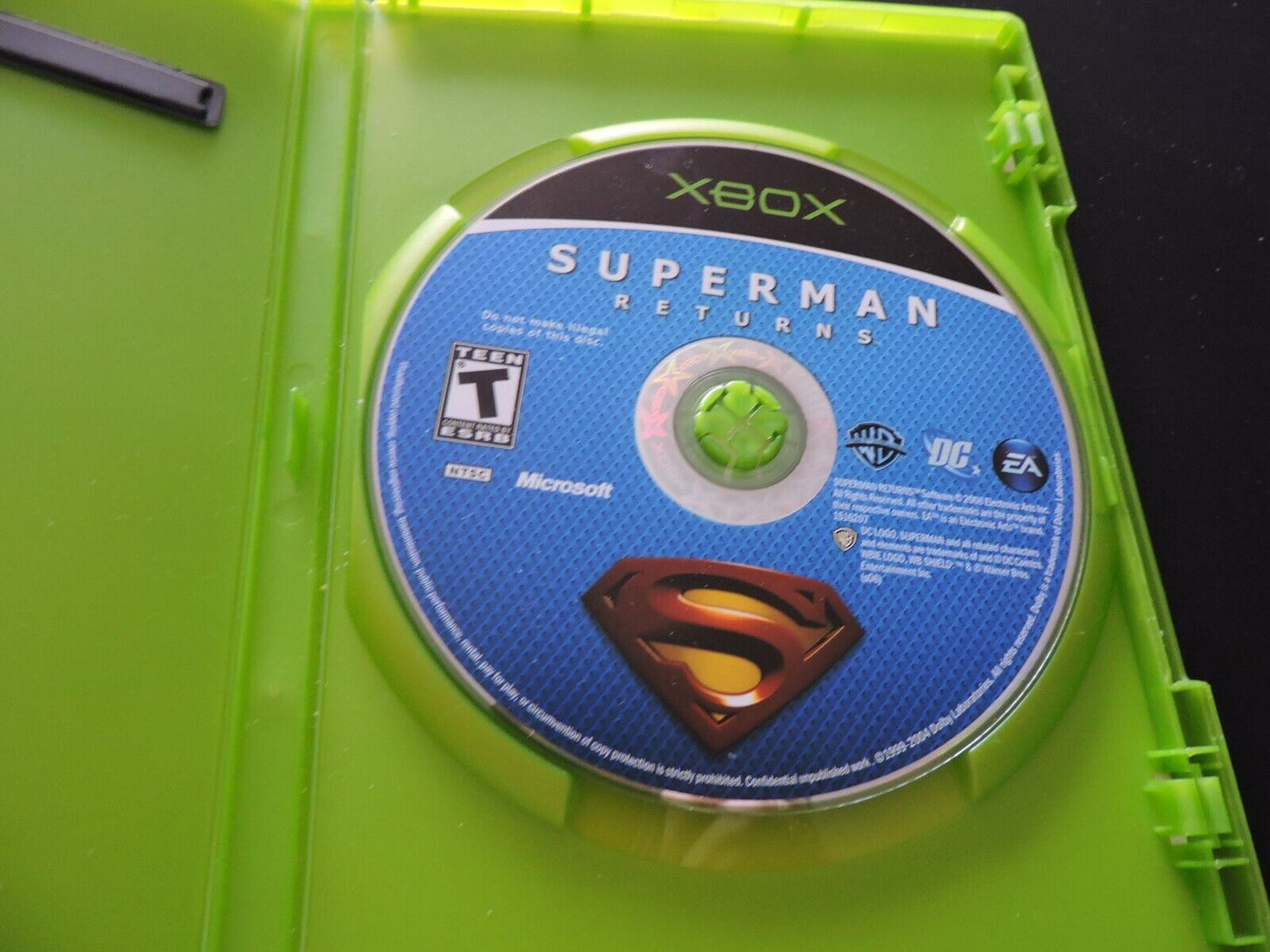 X BOX:  SUPERMAN RETURNS GAME--RATED T (TEEN)  2004