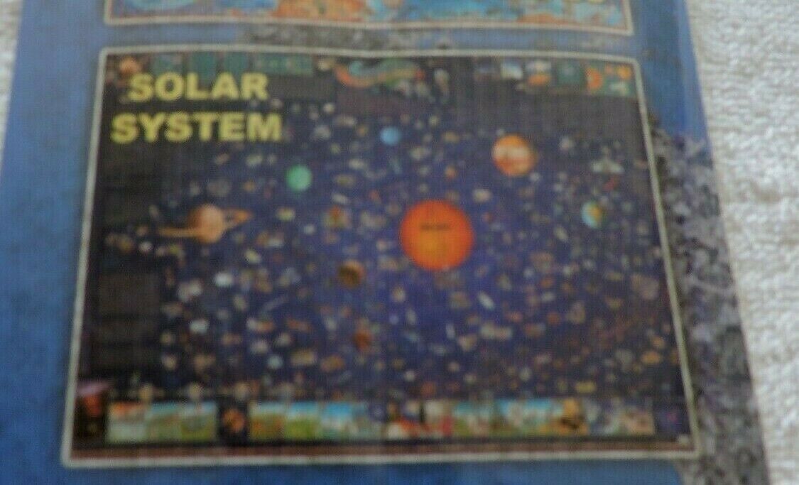Hema 3 EDUCATIONAL  Map Set   WORLD MAP, UNITED STATES MAP, SOLAR SYSTEM MAP