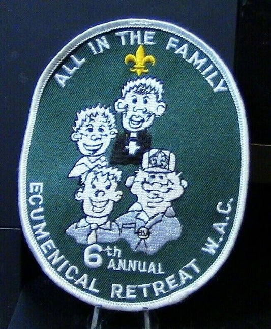 BSA: Vintage 6th Annual "All in the Family" Ecumenical Retreat W.A.C. Patch