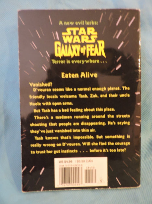 Star Wars Galaxy of Fear Eaten Alive by John Whitman Softcover Book 1997