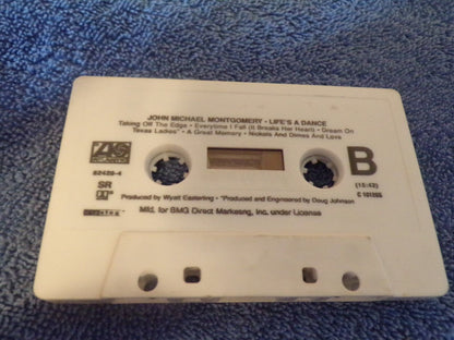 Life's a Dance by John Michael Montgomery (Cassette, Oct-1992, Atlantic (Label))
