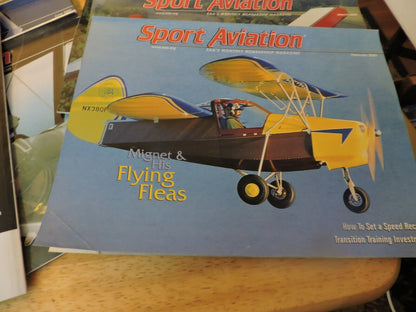 SPORT AVIATION EAA'S MONTHLY MAGAZINE, JANUARY-JULY 2000 (7 MAGAZINES)