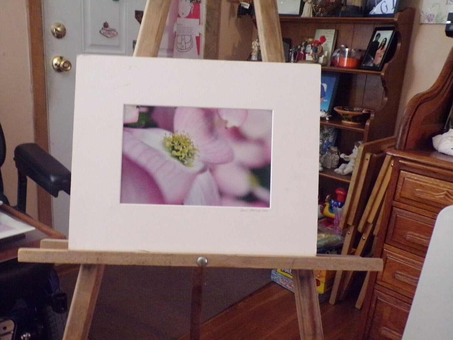 Artist L Motnon Presents: "Blooming Flower" Matted and Signed (12" x 15") Photo