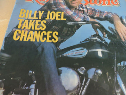 ROLLING STONE MAGAZINE: BILLY JOEL TAKES CHANCES:  OCTOBER 28TH, 1982