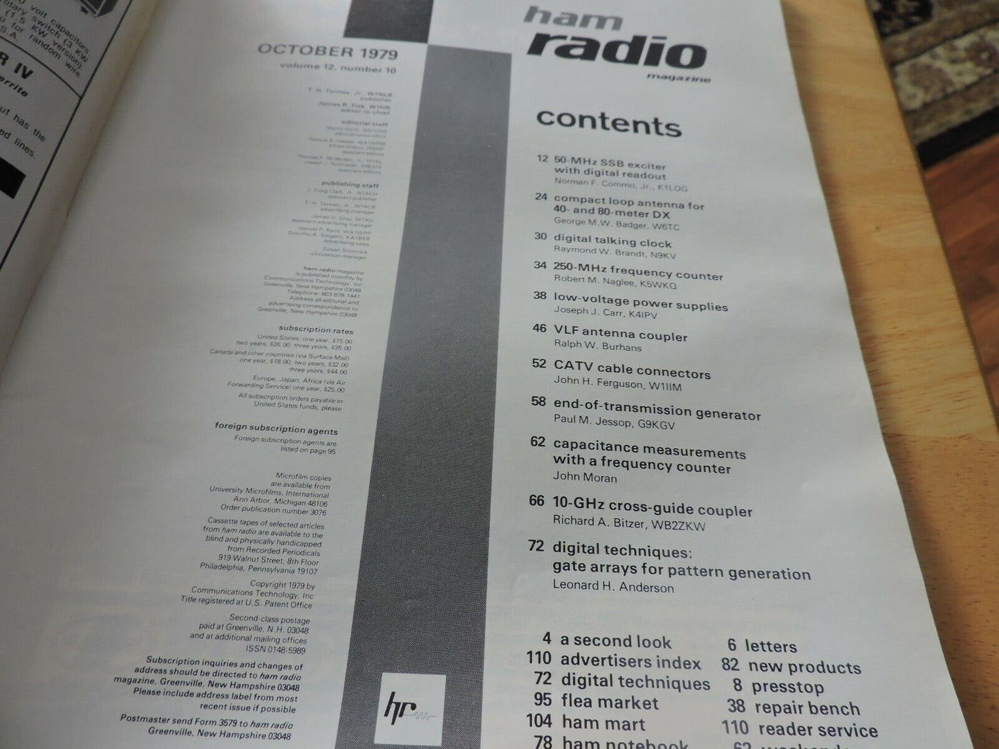 HAM RADIO MAGAZINE  OCTOBER  1979