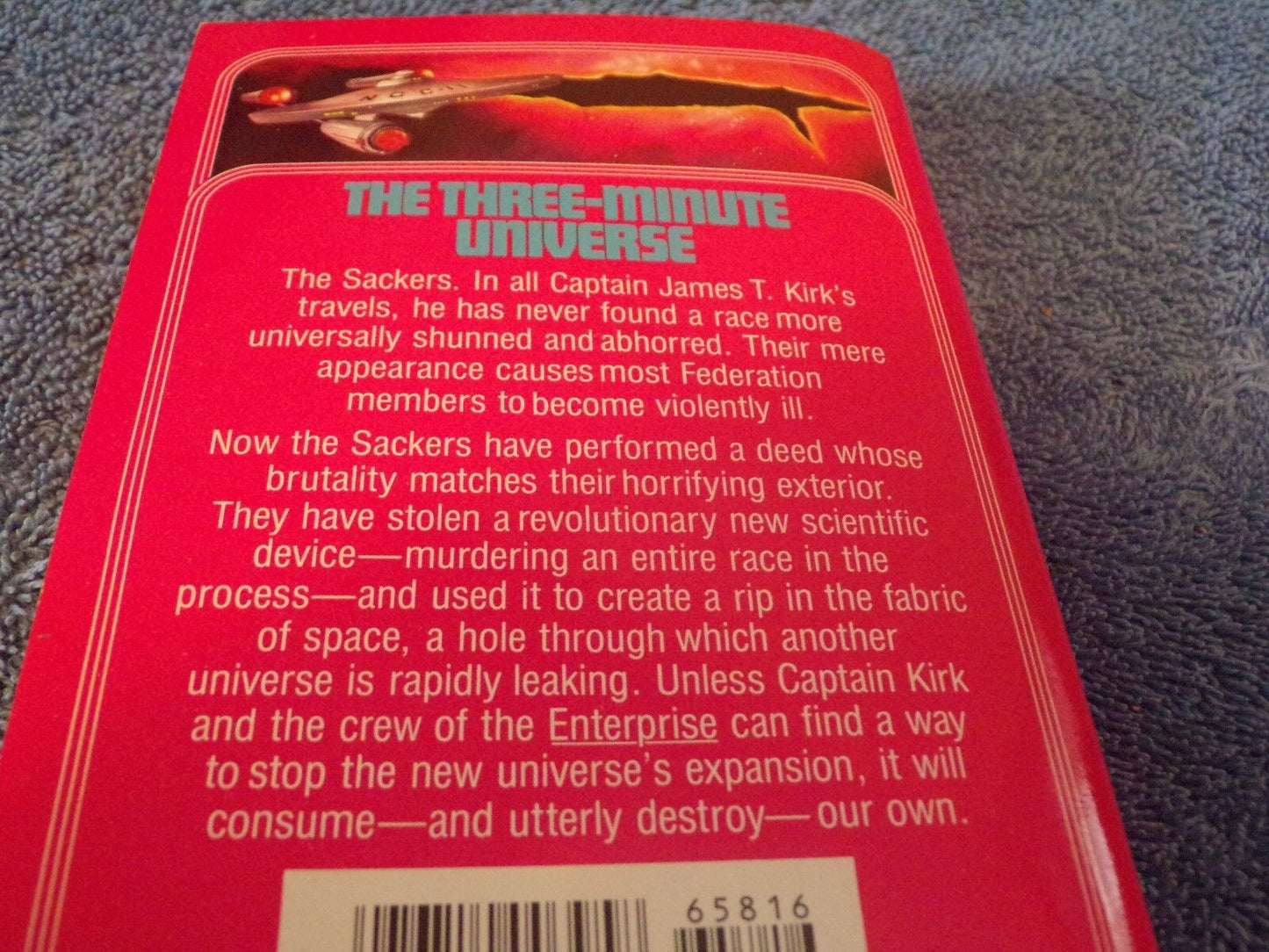 The Three-Minute Universe by Barbara Paul (1991, Paperback)