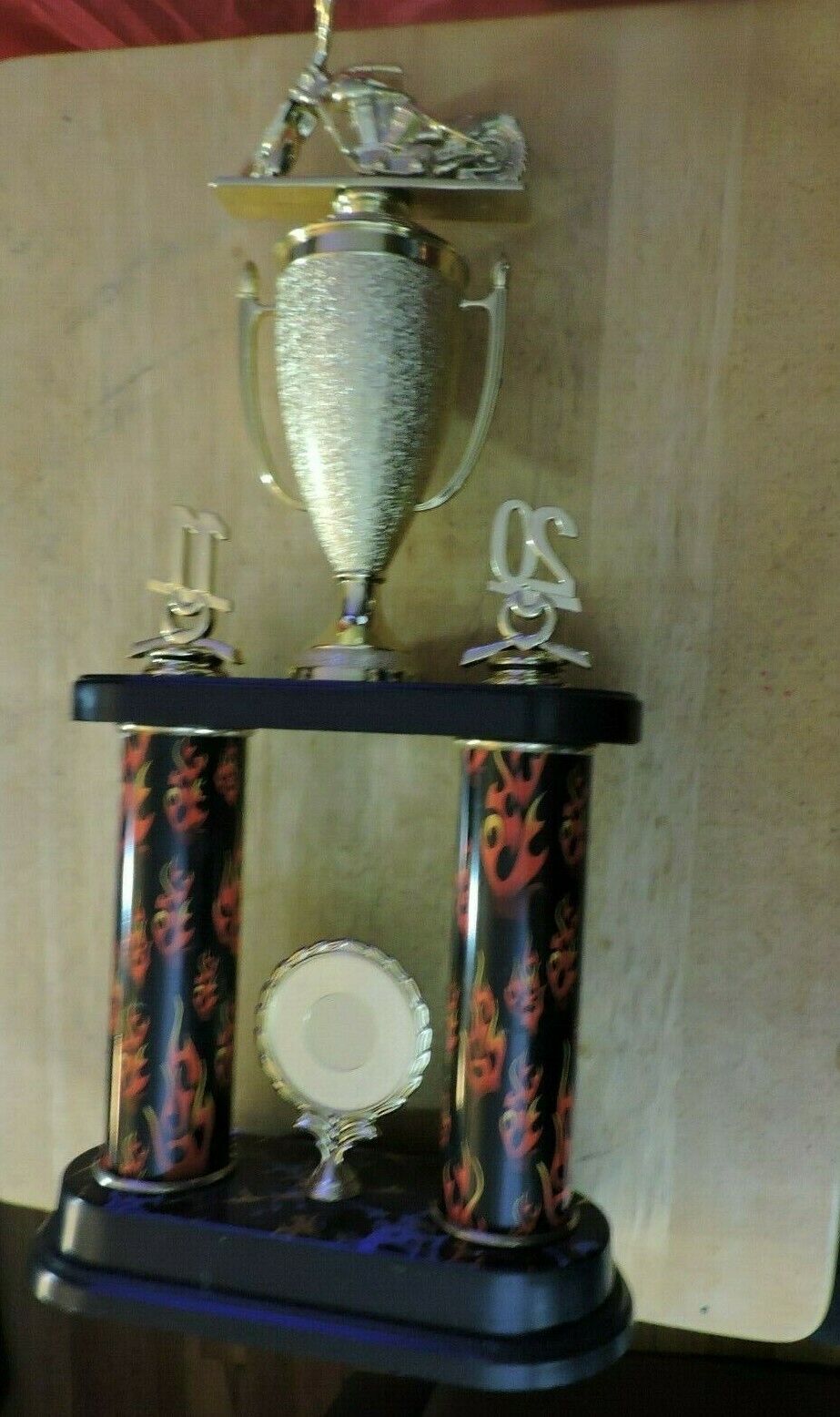 HARLEY CRUISER MILD CUSTOM 4TH PLACE TROPHY  2011