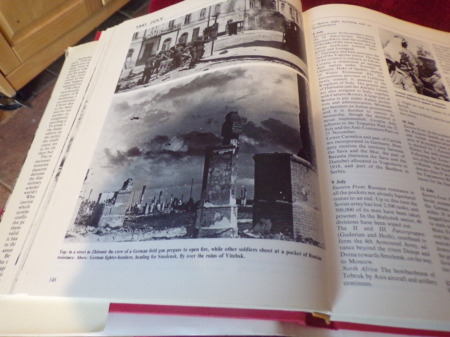 2194 Days of War Illustrated Chronology of WWII 752 Pages HC DJ