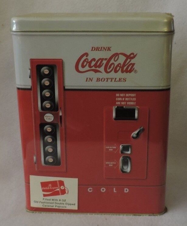 Coca-Cola Old Fashioned Vending Machine Tin Collectable (1997)