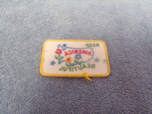 Girl Scout Patch: Keep America Beautiful