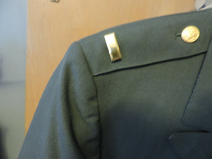 United States Army Dress Jacket (Green, Size 38L) with 1st Army Division Patch
