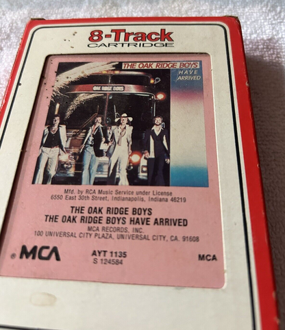 8 TRACK TAPE:  THE OAKRIDGE BOYS  THE OAK RIDGE BOYS HAVE ARRIVED 1979