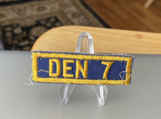 Official Cub Scout Den 7 Patch