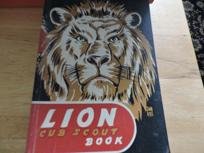 LION CUB SCOUT BOOK--1948 PRINTING