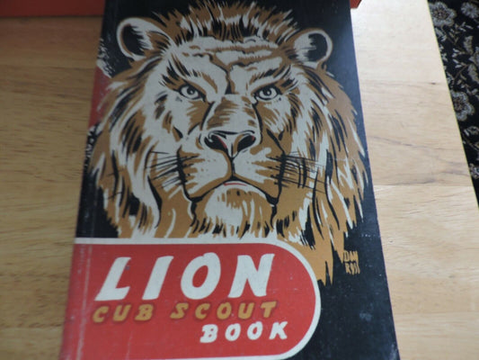 LION CUB SCOUT BOOK--1948 PRINTING