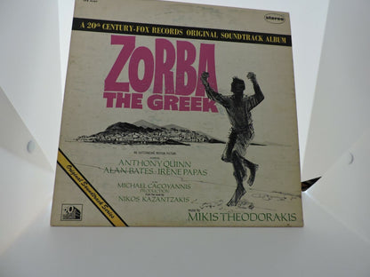 ZORBA THE GREEK  MUSIC BY: MIKIS THEODORAKIS RECORD ALBUM