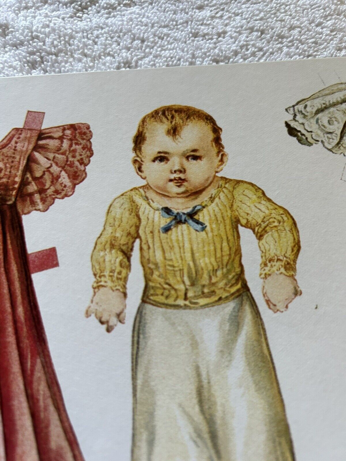 PAPER DOLLS:  POUPEES A HABILLER serie  7 2190  titel  7 2196 GERMAN VICTORIAN