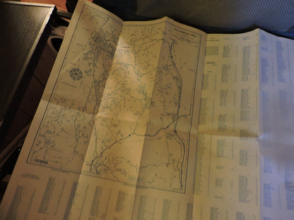 1989 AAA Street Map of North Coastal San Diego Area