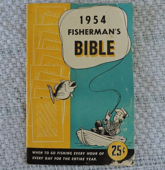 1954 Fisherman's Bible-8th edition-Signed by Author